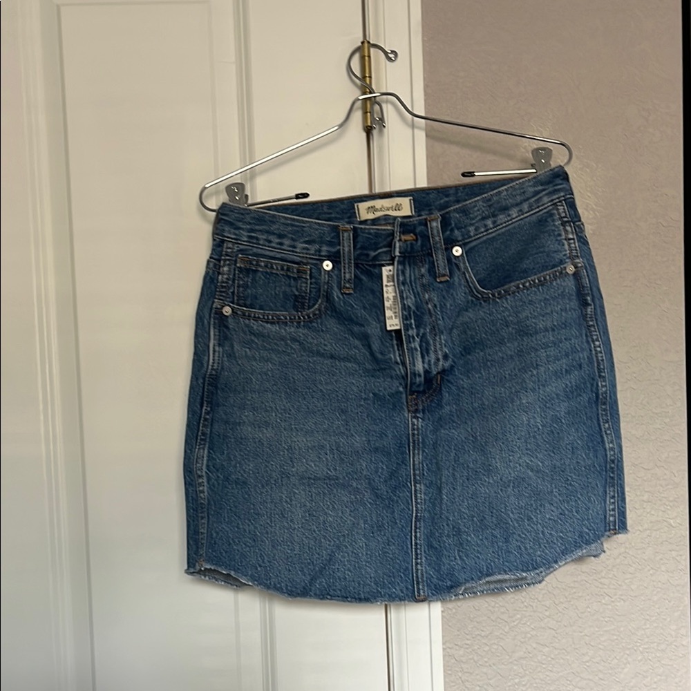 Madewell Blue Denim Skirt